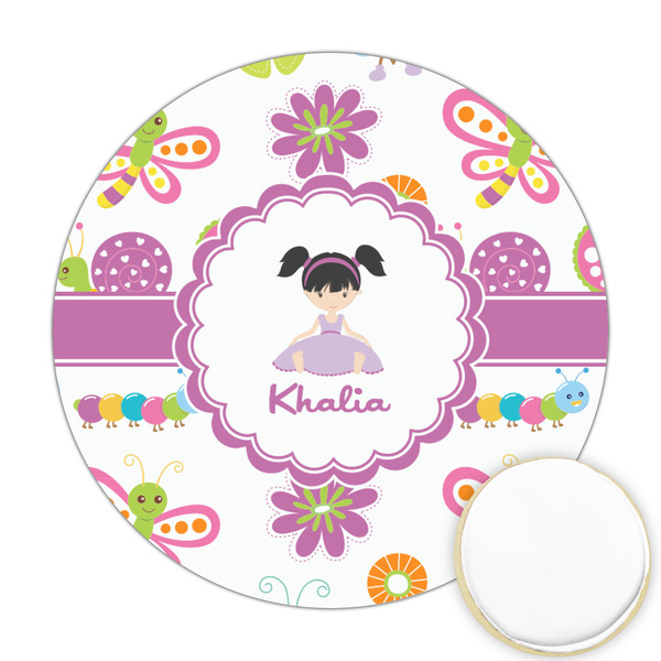 Custom Butterflies Printed Cookie Topper - 2.5" (Personalized)