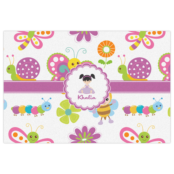 Butterflies Indoor / Outdoor Rug - 2'x3' - Front Flat