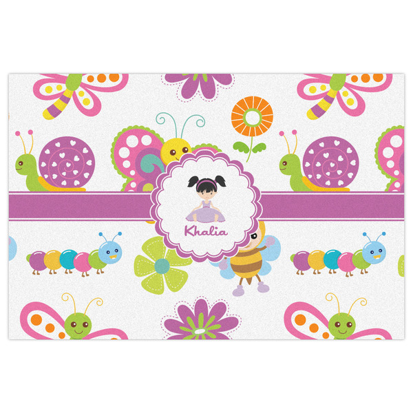 Butterflies Indoor / Outdoor Rug - 4'x6' - Front Flat