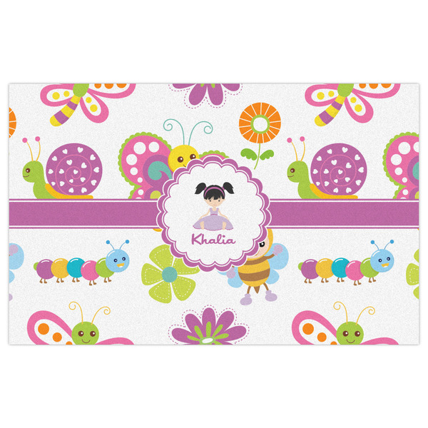 Butterflies Indoor / Outdoor Rug - 5'x8' - Front Flat