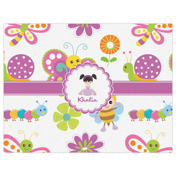 Butterflies Indoor / Outdoor Rug - 6'x8' - Front Flat