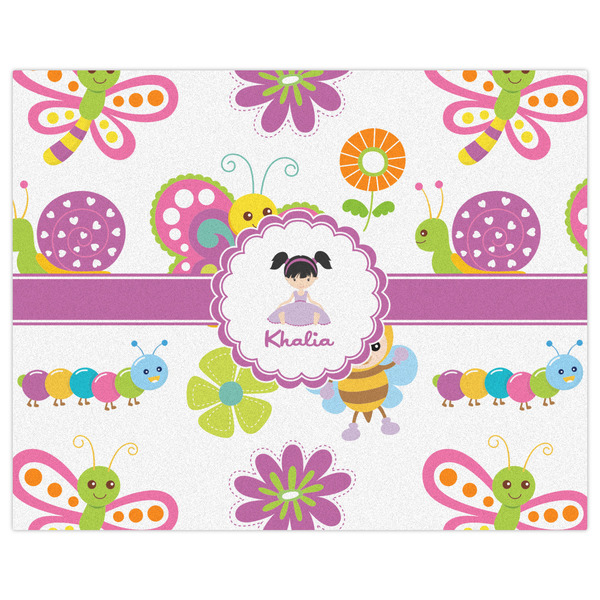 Butterflies Indoor / Outdoor Rug - 8'x10' - Front Flat