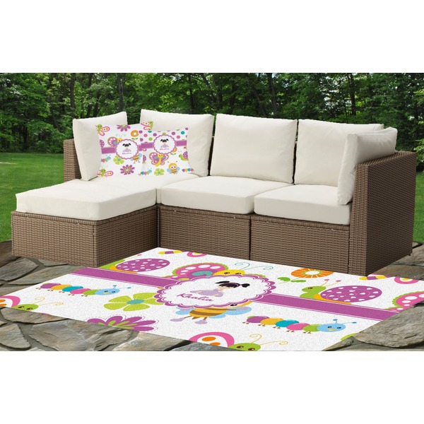 Butterflies Outdoor Mat & Cushions