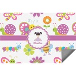 Butterflies Indoor / Outdoor Rug - 6'x8' w/ Name or Text