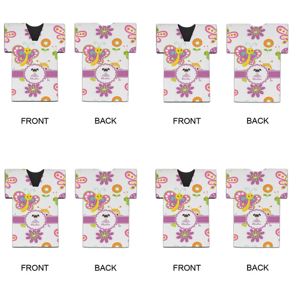 Butterflies Jersey Bottle Cooler - Set of 4 - APPROVAL