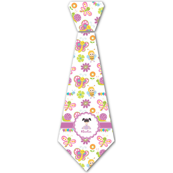 Custom Butterflies Iron On Tie - 4 Sizes w/ Name or Text