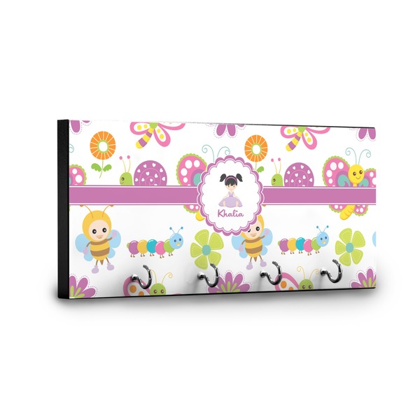 Butterflies Key Hanger - Front View with Hooks