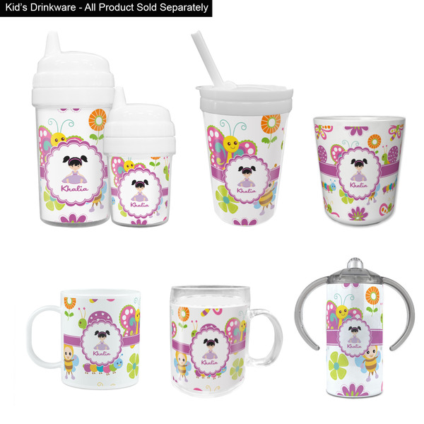 Butterflies Kid's Drinkware - Customized & Personalized