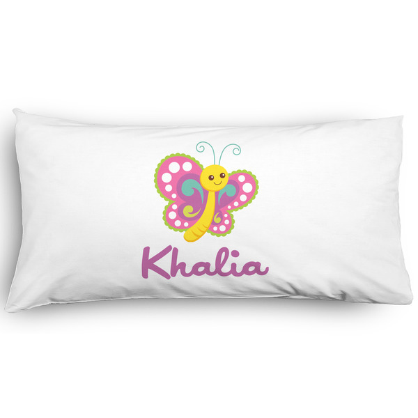 Custom Butterflies Pillow Case - King - Graphic (Personalized)
