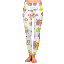 Butterflies Ladies Leggings - Extra Large