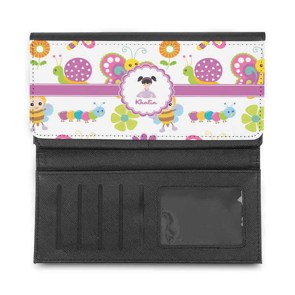 Butterflies Ladies Wallet - Half Way Open
