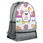 Butterflies Backpack - Grey (Personalized)