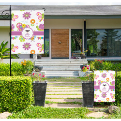 Butterflies Large Garden Flag - Double Sided (Personalized)