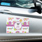 Butterflies Large Rectangle Car Magnets- In Context