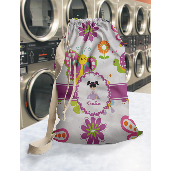 Butterflies Laundry Bag in Laundromat