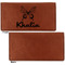 Butterflies Leather Checkbook Holder Front and Back Single Sided - Apvl