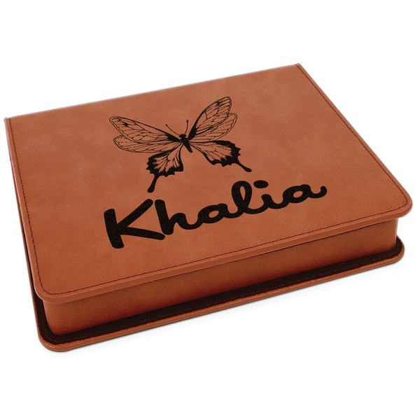 Custom Butterflies Leatherette 4-Piece Wine Tool Set (Personalized)