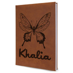 Butterflies Leatherette Journal - Large - Single Sided (Personalized)