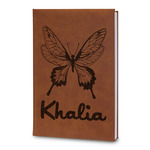 Butterflies Leatherette Journal - Large - Double Sided (Personalized)