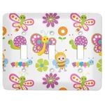 Butterflies Light Switch Cover (3 Toggle Plate)