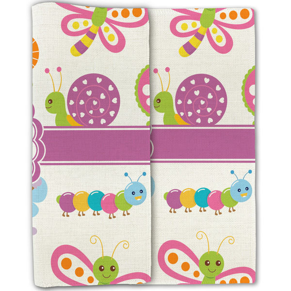 Butterflies Linen Placemat - Folded Half (double sided)