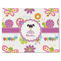 Butterflies Single-Sided Linen Placemat - Single w/ Name or Text