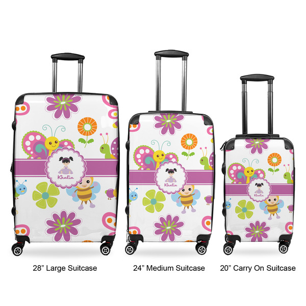 Butterflies Luggage Bags all sizes - With Handle