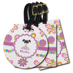 Butterflies Plastic Luggage Tag (Personalized)