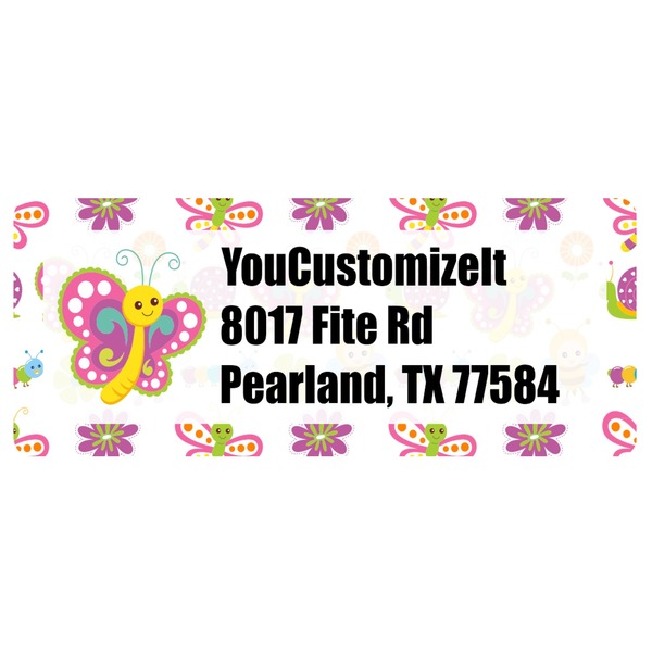 Custom Butterflies Return Address Labels (Personalized)
