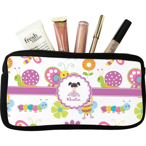Custom Butterflies Makeup / Cosmetic Bag - Small (Personalized)