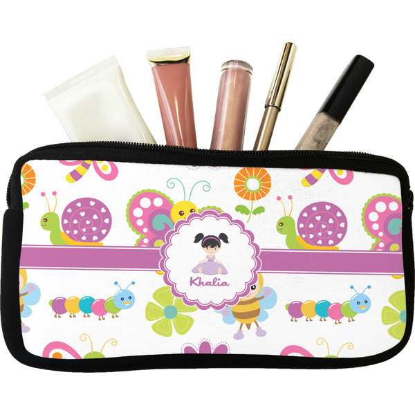 Custom Butterflies Makeup / Cosmetic Bag - Small (Personalized)