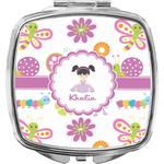 Butterflies Compact Makeup Mirror (Personalized)