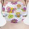Butterflies Mask - Pleated (new) Front View on Girl