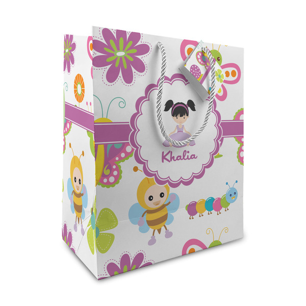 Custom Butterflies Medium Gift Bag (Personalized)