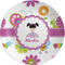 Butterflies Melamine Plate 8 inches
