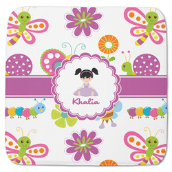 Butterflies Memory Foam Bath Mat - 48"x48" (Personalized)