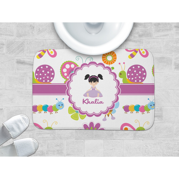 Butterflies Memory Foam Bath Mat - LIFESTYLE 34x21