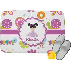 Butterflies Memory Foam Bath Mat (Personalized)