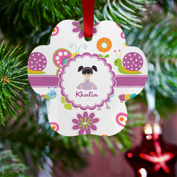 Butterflies Metal Paw Ornament - Lifestyle