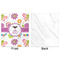 Butterflies Minky Blanket - 50"x60" - Single Sided - Front & Back