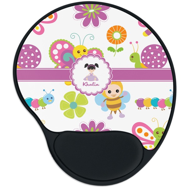 Custom Butterflies Mouse Pad with Wrist Support