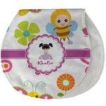 Butterflies Burp Pad - Velour w/ Name or Text