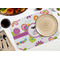 Butterflies Octagon Placemat - Single front (LIFESTYLE) Flatlay