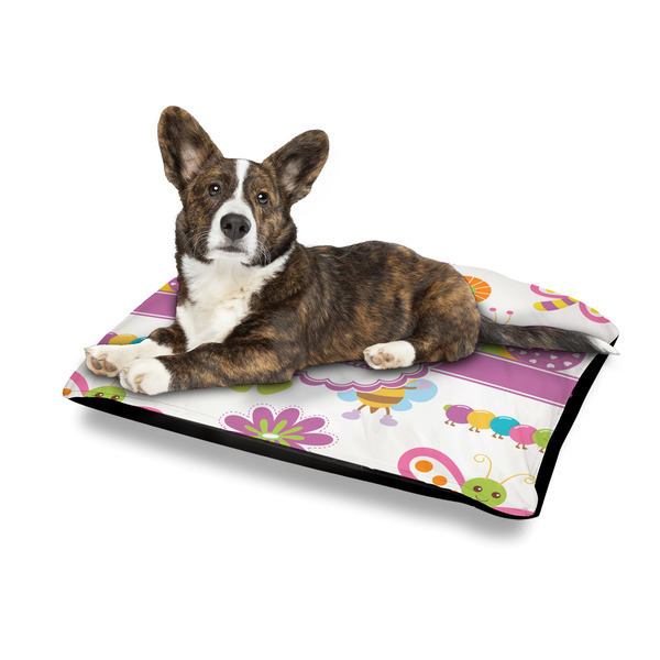 Butterflies Outdoor Dog Beds - Medium - IN CONTEXT