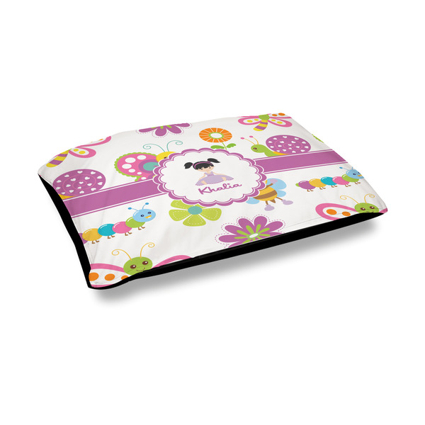Custom Butterflies Outdoor Dog Bed - Medium (Personalized)