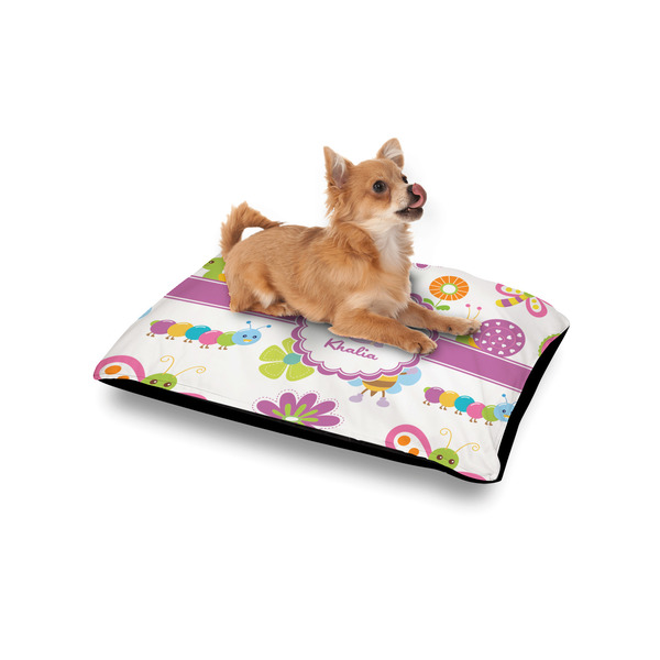 Butterflies Outdoor Dog Beds - Small - IN CONTEXT