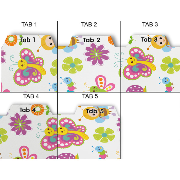 Butterflies Page Dividers - Set of 5 - Approval