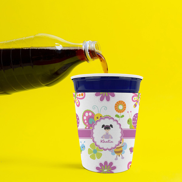 Butterflies Party Cup Sleeves - without bottom - Lifestyle