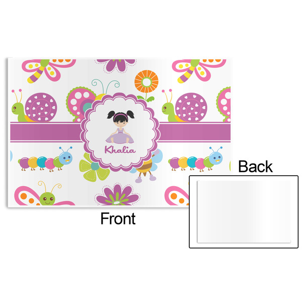 Butterflies Disposable Paper Placemat - Front & Back