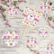 Butterflies Party Supplies Combination Image - All items - Plates, Coasters, Fans